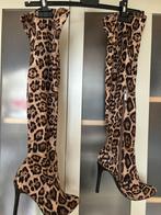 Hoge nieuwe sexy over de knielaarzen panter / luipaard print, Nieuw, Hoge laarzen, Verzenden, Overige kleuren