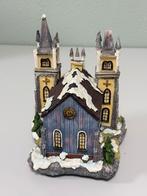 Kerst Kerk / Kathedraal Kerstdorp met Verlichting – 24 cm, Diversen, Gebruikt, Ophalen of Verzenden, H, H