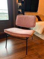 Fauteuil oud roze velvet, Huis en Inrichting, Stoelen, Ophalen, Overige kleuren, Zo goed als nieuw, Eén