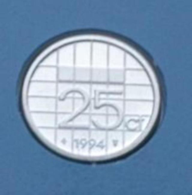 Kwartje 1982 1983 1987 1988 1989 1990 1991 1992 1994 UNC, Ophalen of Verzenden, Koningin Beatrix, 25 cent, Losse munt
