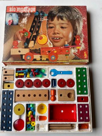 Vintage SIO Montage Houten Speelgoed beschikbaar voor biedingen