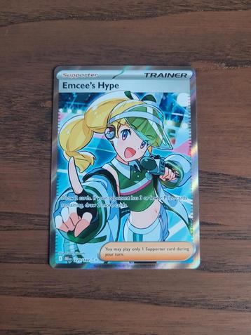 Emcee's Hype #220/182 Pokémon Destined Rivals  beschikbaar voor biedingen