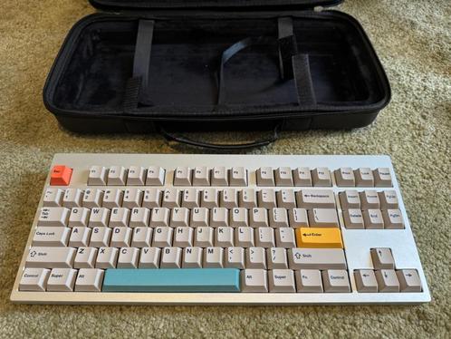 Mode Eighty First Edition Silver, Computers en Software, Toetsenborden, Zo goed als nieuw, Qwerty, Bedraad, Ergonomisch, Gaming toetsenbord