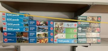 Legpuzzels 1000 / 1500 stukjes  beschikbaar voor biedingen