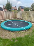 Trampoline InGround Cranenbroek 420 cm, Kinderen en Baby's, Speelgoed | Buiten | Trampolines, Ophalen, Zo goed als nieuw
