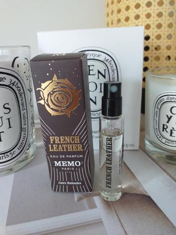 5 ML Memo Paris French Leather Eau de Parfum voor 9,95 euro beschikbaar voor biedingen