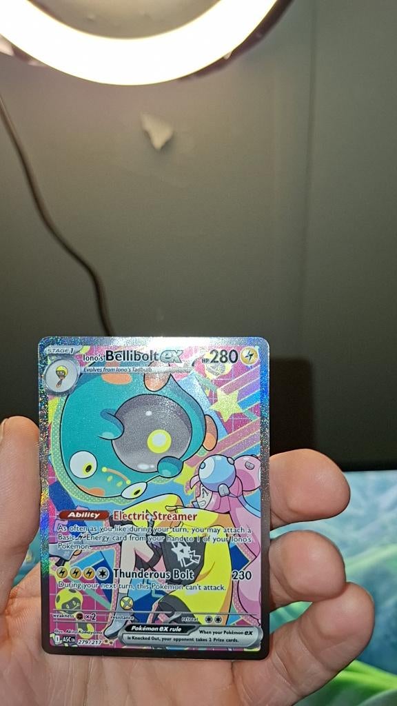 Iono´s Bellibolt EX 279/217, Ophalen of Verzenden, Nieuw, Losse kaart, Foil