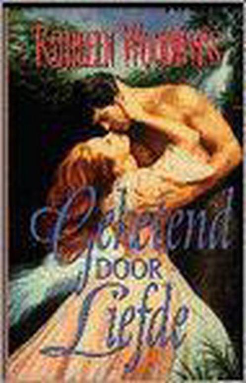 Geketend door liefde / Kathleen Woodiwiss., Boeken, Romans, Zo goed als nieuw, Ophalen of Verzenden