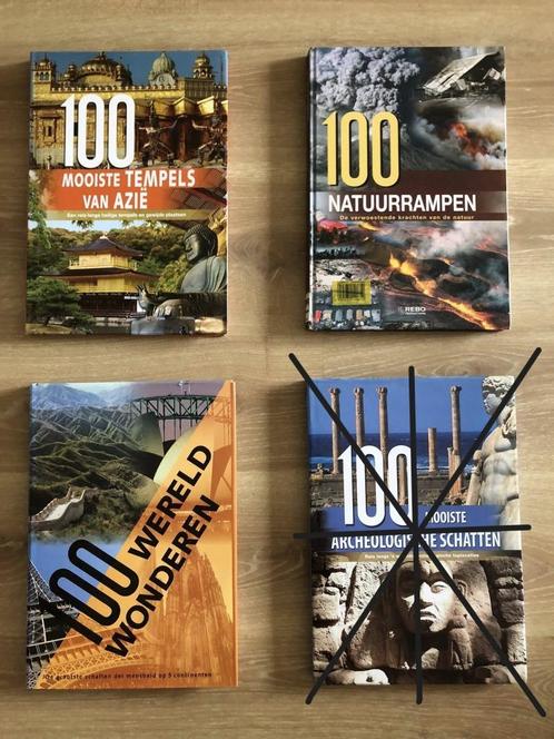 3 boeken van 100 mooiste, beste of schatten, Boeken, Geschiedenis | Wereld, Zo goed als nieuw, Overige gebieden, 20e eeuw of later