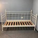 Bed, Ophalen, 90 cm, Eenpersoons, Wit