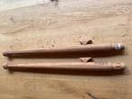 2 x teak houten vlaggenstok 50 cm, Ophalen of Verzenden, Nieuw, Overige typen