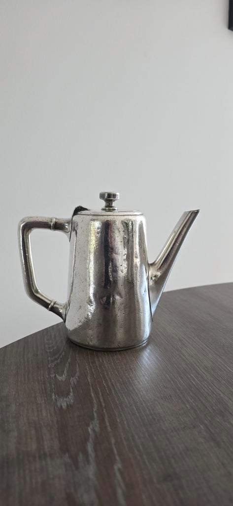 Vintage verzilverde theekan Krupp Berndorf – 53 cl, Antiek en Kunst, Antiek | Goud en Zilver, Ophalen of Verzenden