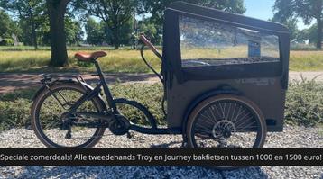 Vogue Journey Tweedehands Elektrische bakfiets 4 zits + huif beschikbaar voor biedingen