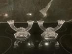 Vintage Kristallen kandelaars, Ophalen of Verzenden, Kristal