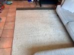 Zacht tapijt, wit/grijs met bruin, Gebruikt, Verzenden, Wit, 150 tot 200 cm