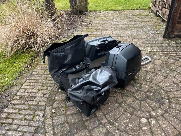 BMW R1100GS Kofferset - Origineel en waterdichte rol tassen, Motoren, Accessoires | Koffers en Tassen, Gebruikt, Ophalen of Verzenden