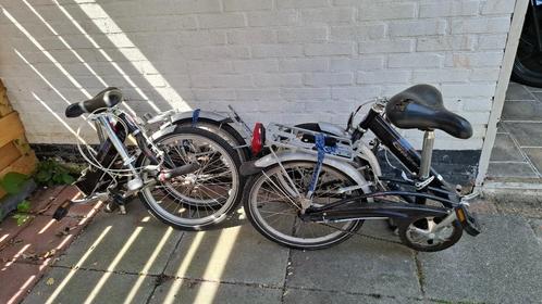 Vouwfietsen Gazelle 2x, Fietsen en Brommers, Fietsen | Vouwfietsen, Gebruikt, Gazelle, Totaal opvouwbaar, Versnellingen, Ophalen