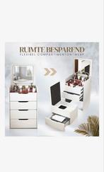 Moderne kaptafel met spiegel en lades, Huis en Inrichting, 100 tot 150 cm, Nieuw, Hout, 50 tot 100 cm