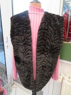 Dames body warmer nep bont, Maat 38/40 (M), Zwart, Ophalen of Verzenden, Onbekend