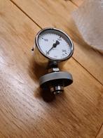 Fles Drukmeter / Manometer, Ophalen of Verzenden, Gebruikt, Overige typen
