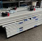 Gebruikte aluminium rolsteiger van 10,35 meter hoog, Doe-het-zelf en Verbouw, Steigers, Ophalen, Rolsteiger of Kamersteiger, 5 meter of hoger