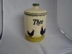 Voorraadpot Thee Kip Haan servies, Info@detagrijn.com, Overige materialen, Overige typen, Nieuw