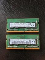 Skhynix 2x4GB DDR4 SODIMM(Nieuwe staat!), Computers en Software, RAM geheugen, DDR4, 8 GB, Ophalen of Verzenden, Zo goed als nieuw