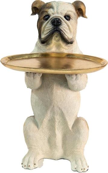Clayre & Eef Beeld Hond 37x29x48 cm Beige Bruin Polyresin Wo beschikbaar voor biedingen