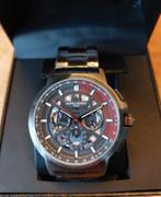 Horloge, Sieraden, Tassen en Uiterlijk, Horloges | Heren, Overige merken, Staal, Staal, Polshorloge