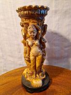 Resin Kandelaar – Oosterse Godinnen | Vintage | Ivory-Style, Ophalen of Verzenden