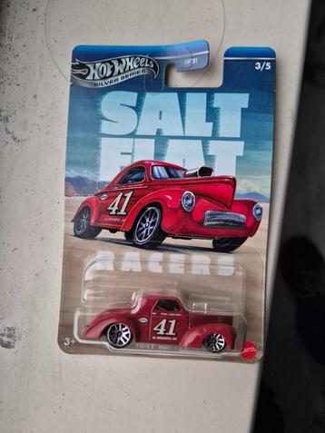 Hot Wheels SILVER SERIES 1941 WILLYS SALT FLAT beschikbaar voor biedingen