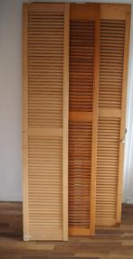 louvre deuren (4 stuks), Doe-het-zelf en Verbouw, Ophalen, Gebruikt, Minder dan 80 cm, Binnendeur