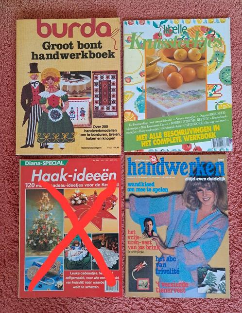 3 Vintage handwerk tijdschriften, Boeken, Hobby en Vrije tijd, Zo goed als nieuw, Ophalen of Verzenden