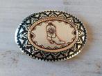 Prachtige zilverkleurige buckle met laars NIEUW, Ophalen of Verzenden, Nieuw, Overige kleuren, Losse buckle of gesp