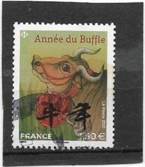 Frankrijk 2021 Annee du Buffle  € 1,50, Postzegels en Munten, Postzegels | Europa | Frankrijk, Gestempeld, Verzenden