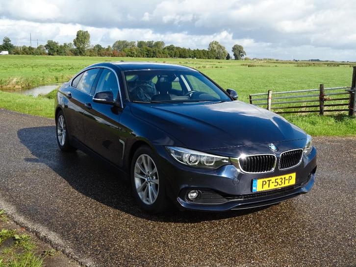 BMW 4-Serie Gran Coupé 420i 184pk Aut 2017 Blauw, Auto's, BMW, Particulier, 4-Serie Gran Coupé, ABS, Airbags, Airconditioning