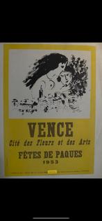 Marc Chagall litho Mourlot 1959 Vence Exhibition, Ophalen of Verzenden