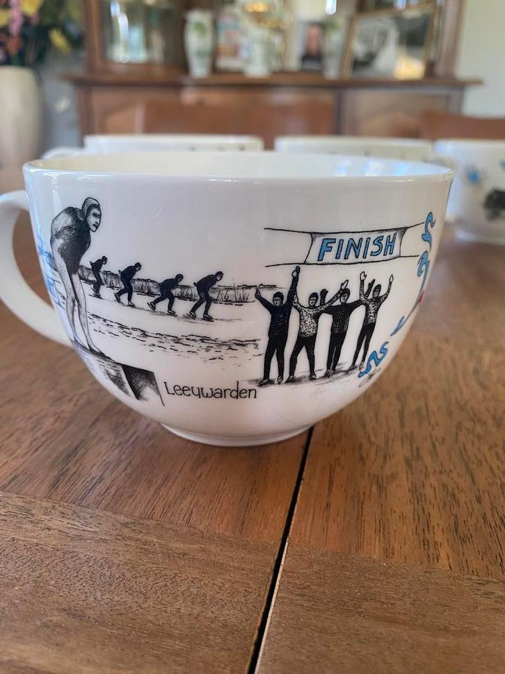 Soepkommen Friese elfsteden/Soepkommen elfstedentocht, Huis en Inrichting, Keuken | Servies, Nieuw, Kom(men), Overige stijlen