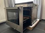 Siemens HB44355 inbouwoven met bakwagen, compleet en werkend, Gebruikt, Hete lucht, Oven met grill, Inbouw