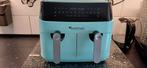 Dubbele Airfryer - Lichtgroen - Goede Staat, Witgoed en Apparatuur, Airfryers, Ophalen of Verzenden, Gebruikt, Airfryer, 1000 t/m 1499 gram