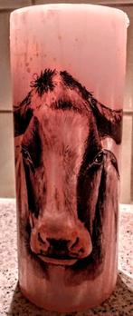 Nieuw! Kaars met een koeien hoofd, Ophalen, Zo goed als nieuw, Overige materialen, Minder dan 25 cm