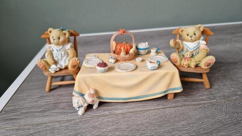 Cherished Teddies "We Bear Thanks" Thanksgiving, Verzamelen, Beren en Cherished Teddies, Zo goed als nieuw, Beeldje, Cherished Teddies