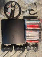 Playstation 3 met hoop spellen, Spelcomputers en Games, Spelcomputers | Sony PlayStation 3, Ophalen of Verzenden, Zo goed als nieuw