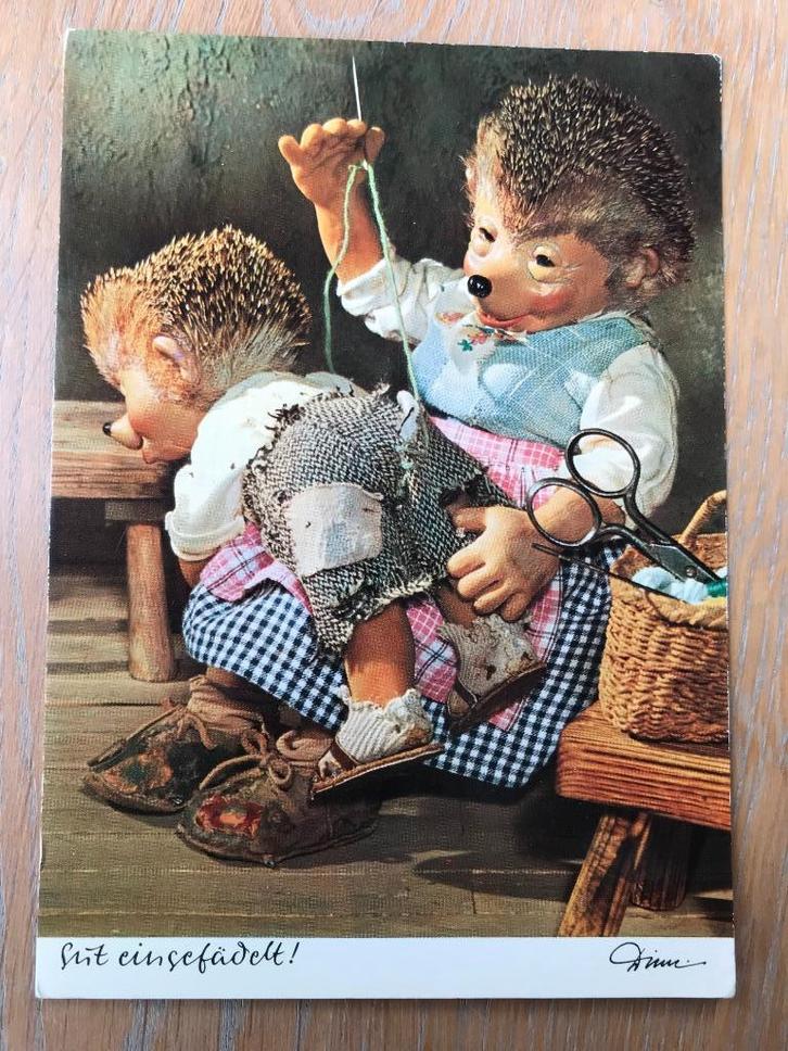 BRD, Grappige ANSICHTKAART van MOEDER en KIND EGEL, Verzamelen, Ansichtkaarten | Themakaarten, Gelopen, 1960 tot 1980, Verzenden