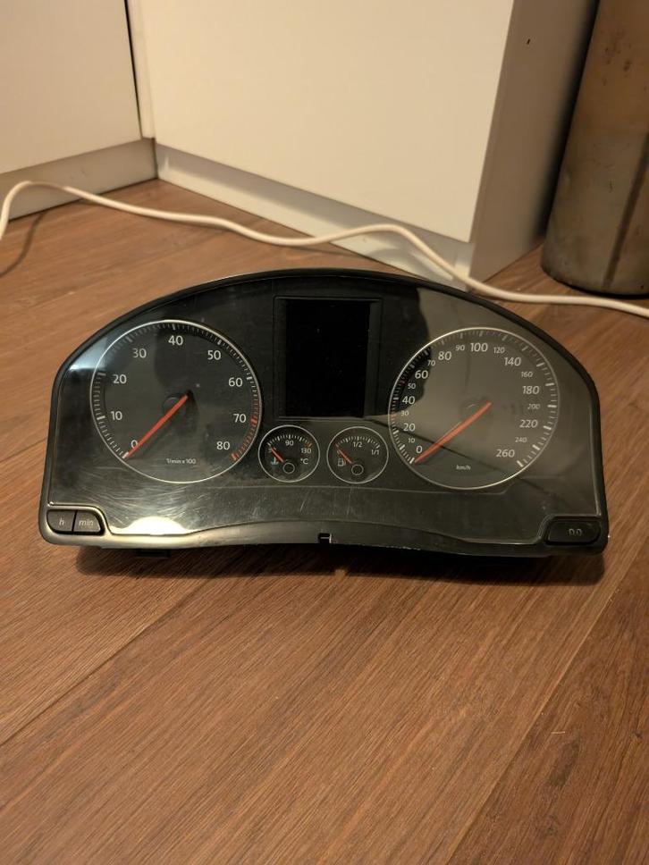 VW Golf 5 Tellerbak FULL FIS, Auto-onderdelen, Dashboard en Schakelaars, Volkswagen, Gebruikt, Ophalen