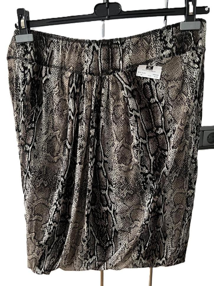 NIEUW Claudia Strater rok 46 animal print mesh, Kleding | Dames, Rokken, Nieuw, Maat 46/48 (XL) of groter, Zwart, Onder de knie