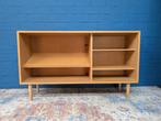 Vintage boekenkast met tijdschrift gedeelte, jaren 60, Huis en Inrichting, Kasten | Boekenkasten, Ophalen, Met plank(en), Gebruikt