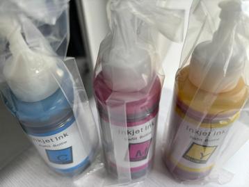 Epson Cyan, Magenta, Geel – 100ml per stuk – NIEUW beschikbaar voor biedingen