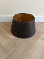 Lampenkap bruin leder, Huis en Inrichting, Ophalen, Gebruikt, Bruin, Rond