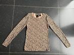 Meisjes trui / longsleeve leopard print Nik & Nik mt 8 / 128, Kinderen en Baby's, Kinderkleding | Maat 128, Gebruikt, Meisje, Trui of Vest